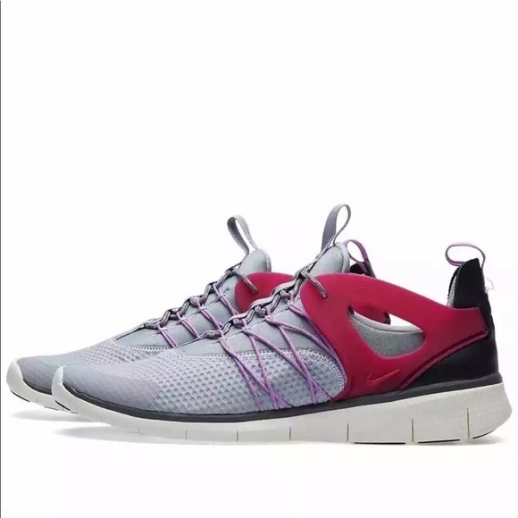 nike • free viritous wolf grey fuchsia size 9 - Picture 14 of 14